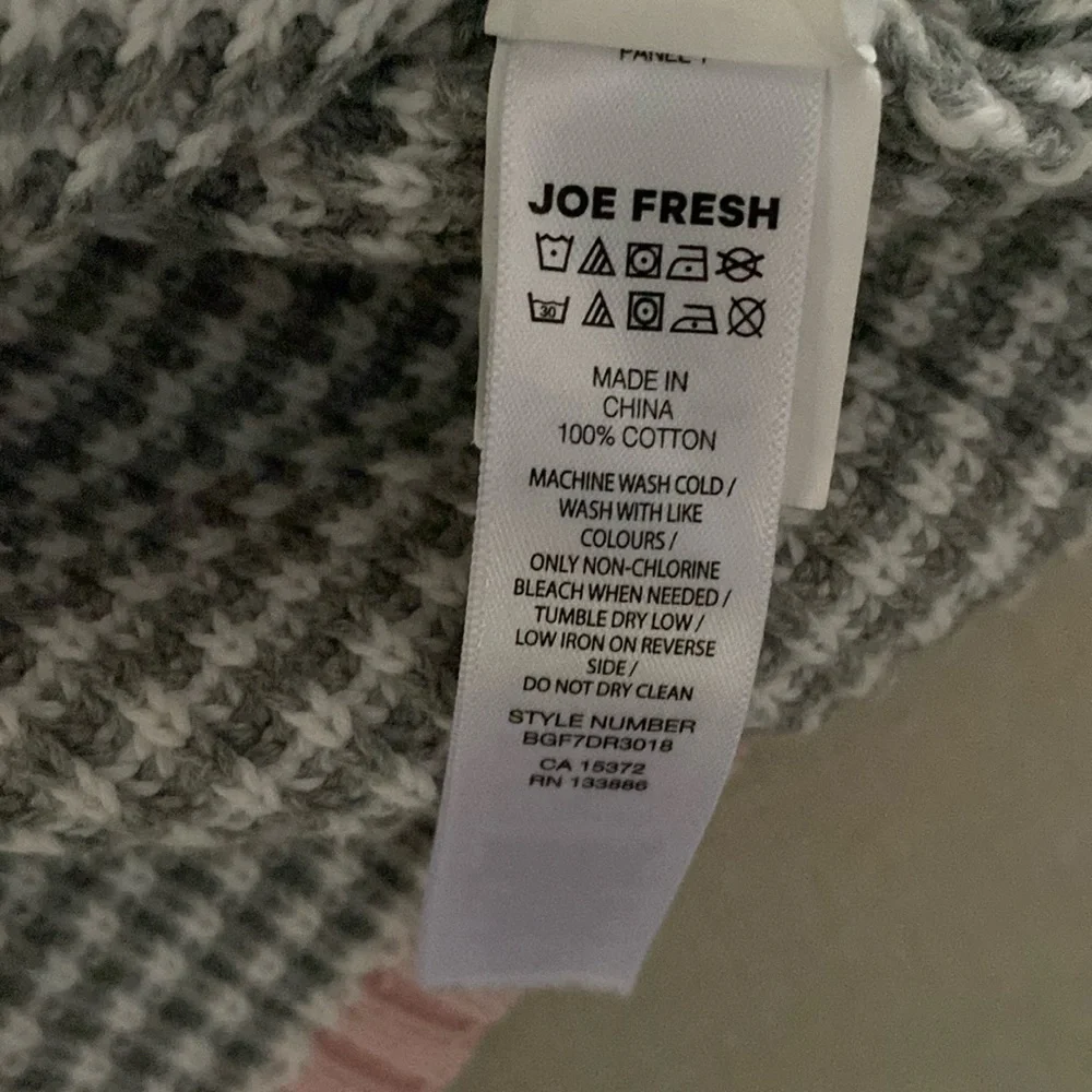Joe Fresh Stripe Ribbed Knit Sweater Dress 3-6 Months - Picture 6 of 8